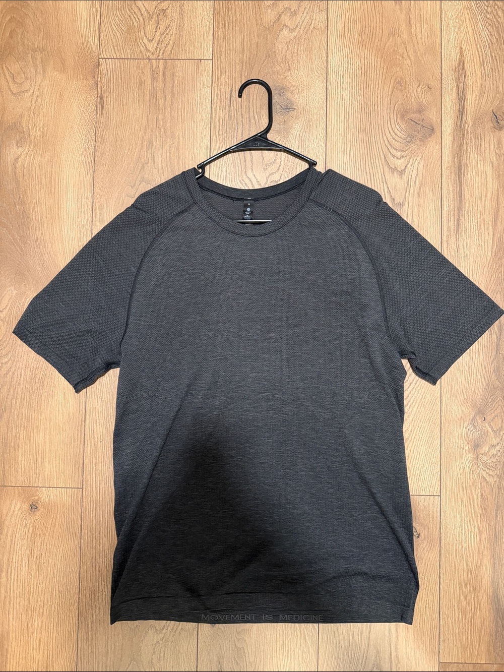 lululemon athletica Men's Short Sleeve Crew Tee - Charcoal Gray
